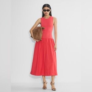 Babaton Worldly Poplin Coral Dress